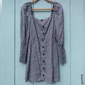 Reformation checkered minidress size 6